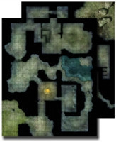 GameMastery Flip-Mat: Haunted Dungeon