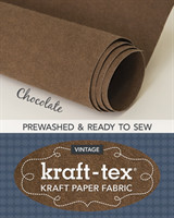 kraft-tex® Vintage Roll, Chocolate Prewashed