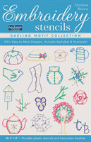 Embroidery Stencils Darling Motif Collection