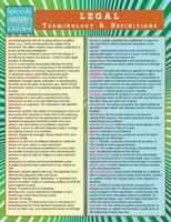 Legal Terminology and Definitions (Speedy Study Guide)