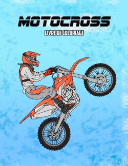 Motocross Livre de Coloriage