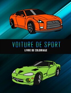 Voiture de Sport Livre de Coloriage