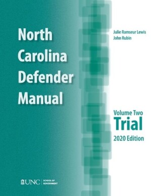 North Carolina Defender Manual