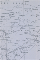 1911 Map of Northern Nigeria - A Poetose Notebook / Journal / Diary (50 pages/25 sheets)