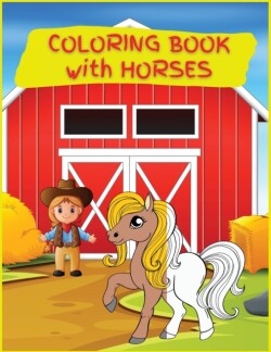 Coloring Book with Horses