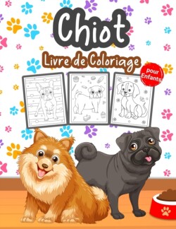 Chiot Livre de Coloriage pour Enfants