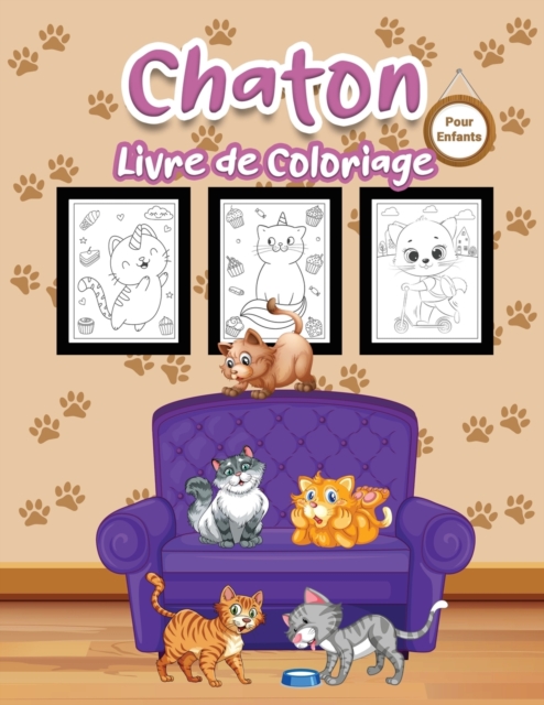 Chaton Livre de Coloriage pour Enfants