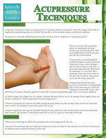 Acupressure Techniques (Speedy Study Guides)