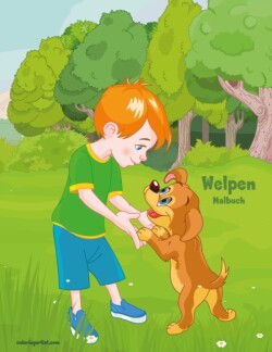 Welpen Malbuch