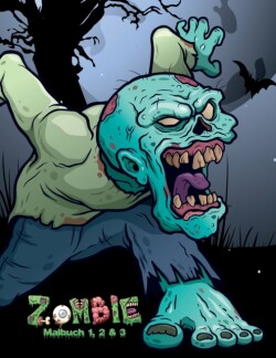 Zombie Malbuch 1, 2 & 3