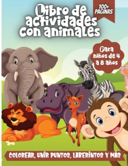 Libro De Actividades Con Animales Para Ninos