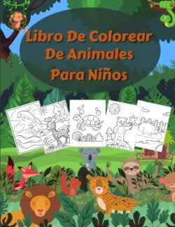 Libro De Colorear De Animales Para Ninos