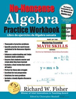 No-Nonsense Algebra Practice Workbook, Bilingual Edition