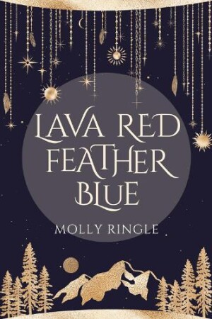 Lava Red Feather Blue