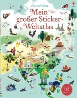 Mein großer Sticker-Weltatlas