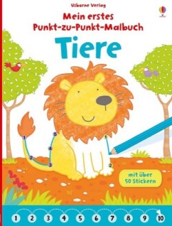 Mein erstes Punkt-zu-Punkt-Malbuch: Tiere