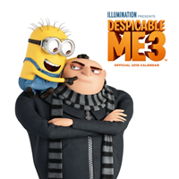 Despicable Me 3 Official 2018 Calendar - Square Wall Format