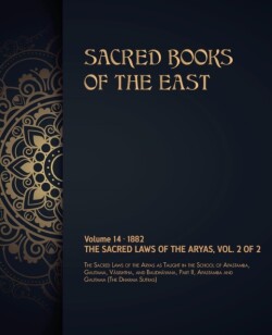 Sacred Laws of the Aryas