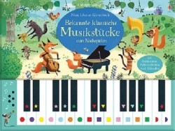 Mein Usborne-Klavierbuch: Bekannte klassische Musikstücke zum Nachspielen, m. Farbtastatur