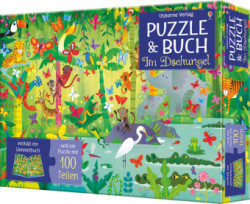 Puzzle & Buch: Im Dschungel