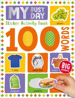 100 My Busy Day Words Sticker Activity