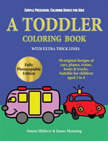 Simple Preschool Coloring Books for Kids