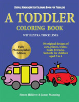 Simple Kindergarten Coloring Book for Toddlers