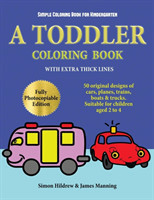 Simple Coloring Book for Kindergarten