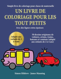Simple livre de coloriage pour classe de maternelle