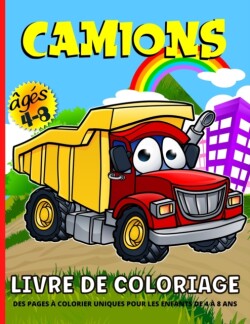 Camions Livre De Coloriage