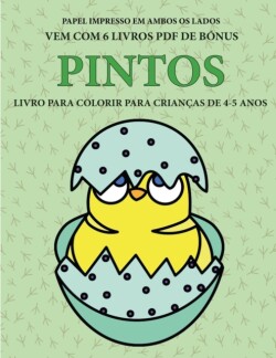 Livro para colorir para criancas de 4-5 anos (Pintos)