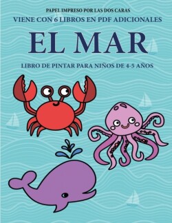 Libro de pintar para ninos de 4-5 anos (El mar)