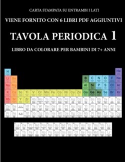 Libro da colorare per bambini di 7+ anni (Tavola Periodica)