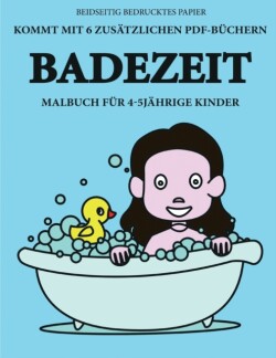 Malbuch fur 4-5 jahrige Kinder (Badezeit)