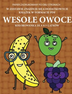 Kolorowanka dla 4-5-latkow (Wesole owoce)