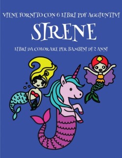 Libri da colorare per bambini di 2 anni (Sirene)