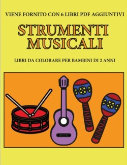 Libri da colorare per bambini di 2 anni (Strumenti musicali)