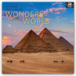 Wonders of the World - Wunder der Welt 2022 - 16-Monatskalender