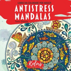 Libro da Colorare per Adulti Antistress Mandalas