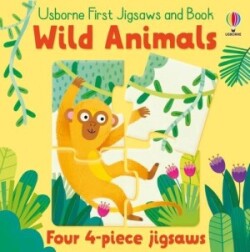 Usborne First Jigsaws and Book: Wild Animals