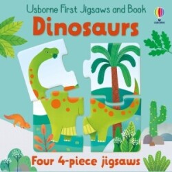 Usborne First Jigsaws and Book: Dinosaurs