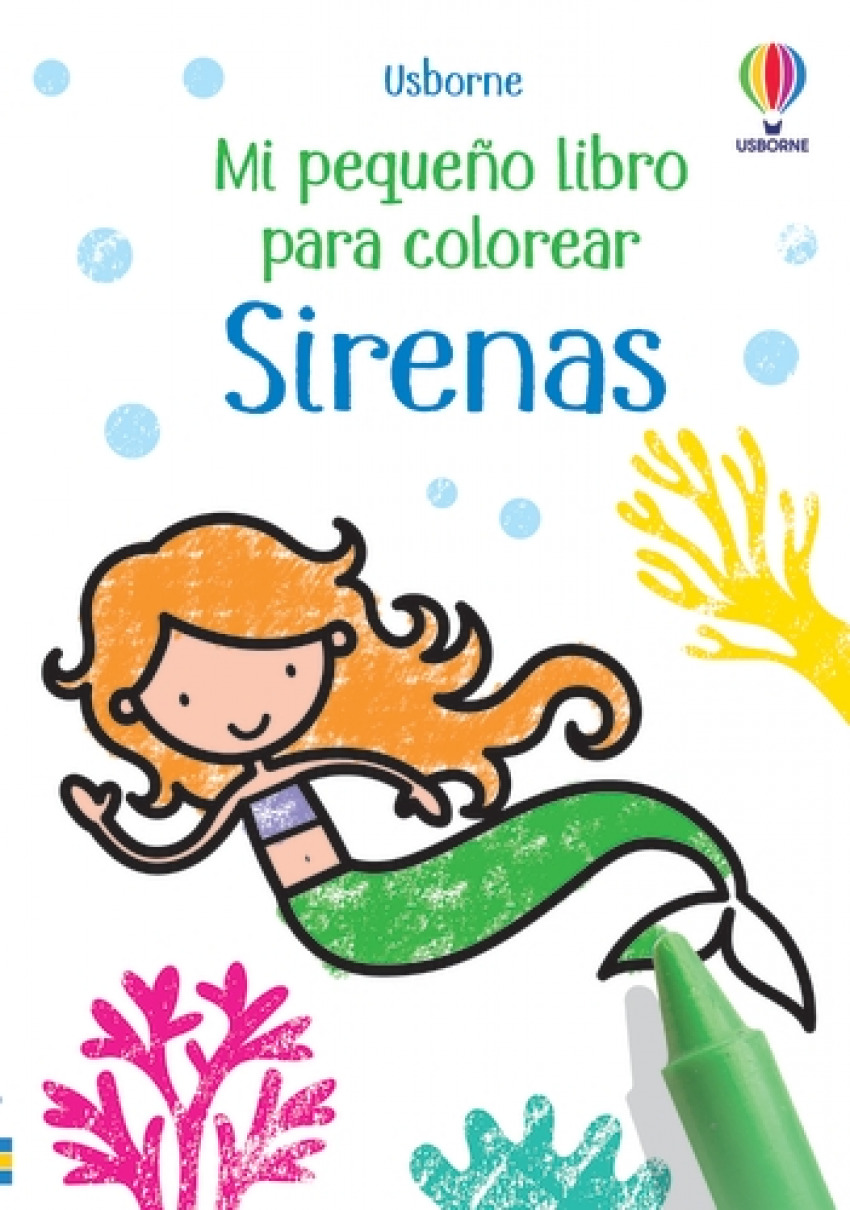 SIRENAS MI PEQUEÑO LIBRO PARA COLOREAR