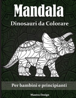 Mandala Dinosauri da Colorare