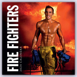 Fire Fighters 2024 Square Wall Calendar