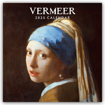 Jan Vermeer 2025 Square Wall Calendar