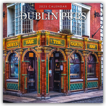 Dublin Pubs 2025 Square Wall Calendar