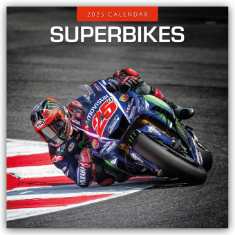 Superbikes 2025 Square Wall Calendar