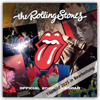 Official Rolling Stones Square Calendar 2025