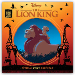 Official Lion King Square Calendar 2025