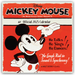 Official Mickey Classic Square Calendar 2025